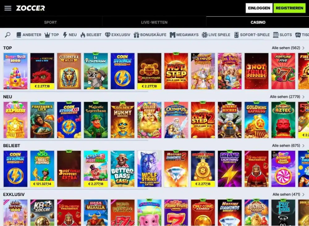 site casino screenshot 3 mobile